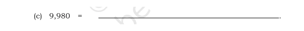 NCERT Class 5 Maths Chapter 1, solved question 101