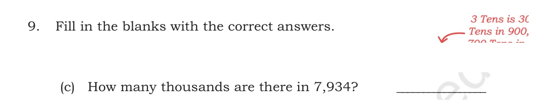 NCERT Class 5 Maths Chapter 1, solved question 114