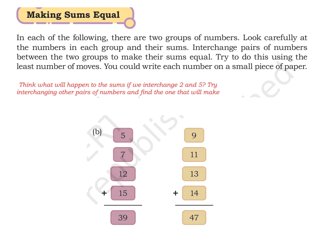 NCERT Class 5 Maths Chapter 4, solved question 2