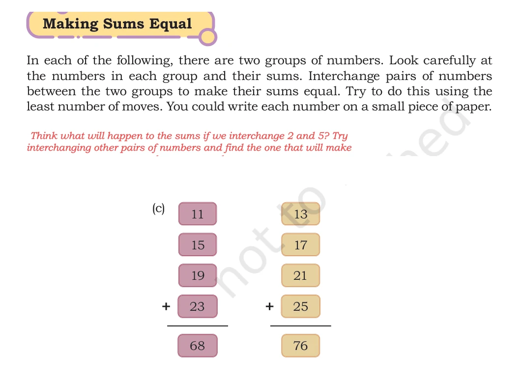 NCERT Class 5 Maths Chapter 4, solved question 3