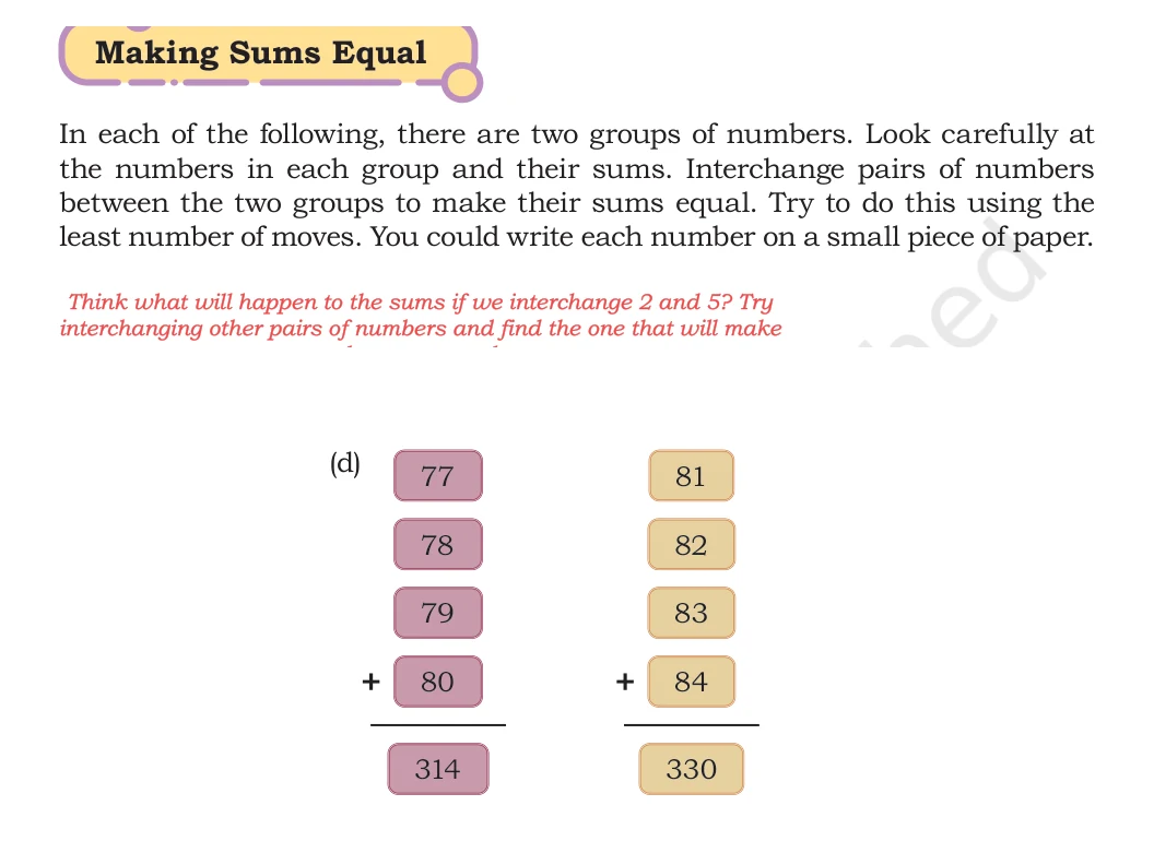 NCERT Class 5 Maths Chapter 4, solved question 4