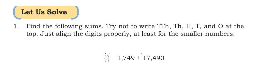NCERT Class 5 Maths Chapter 4, solved question 50