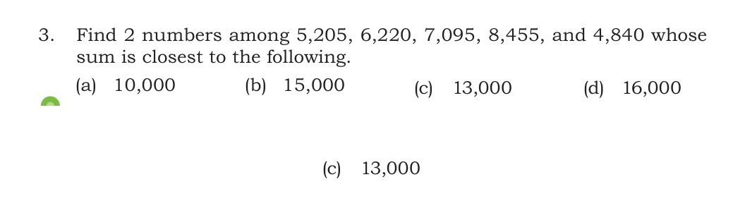 NCERT Class 5 Maths Chapter 4, solved question 54