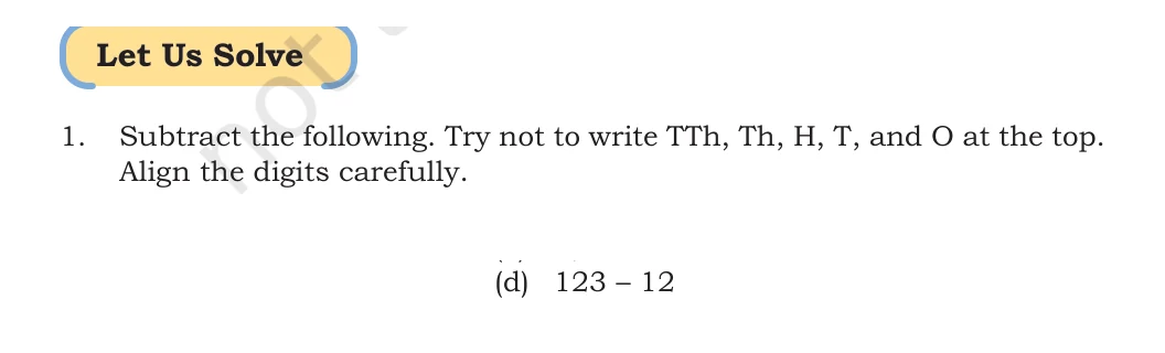 NCERT Class 5 Maths Chapter 4, solved question 61