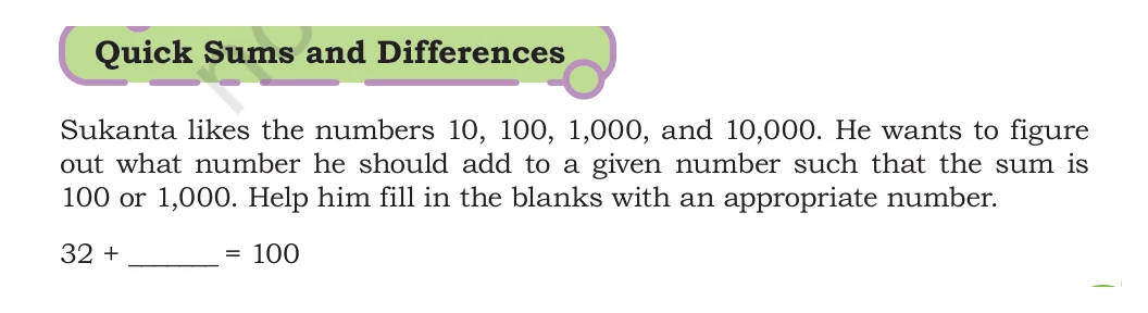 NCERT Class 5 Maths Chapter 4, solved question 69
