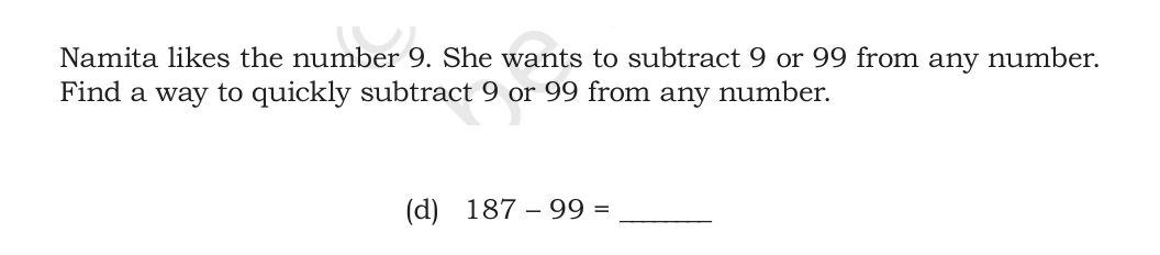 NCERT Class 5 Maths Chapter 4, solved question 82