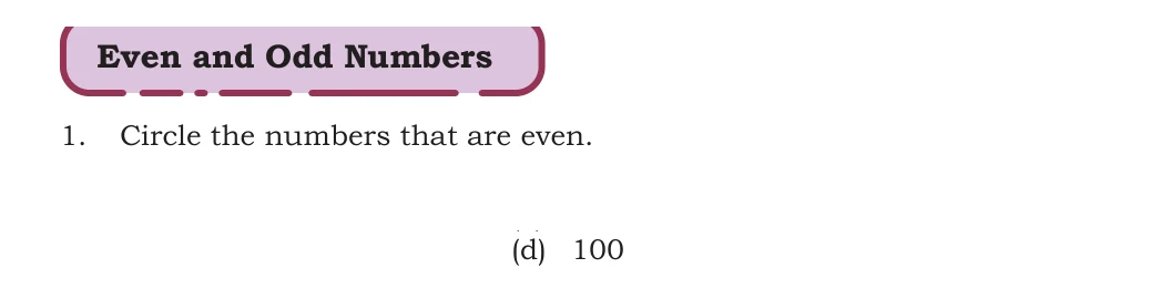 NCERT Class 5 Maths Chapter 4, solved question 100