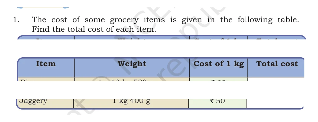 NCERT Class 5 Maths Chapter 8, solved question 89