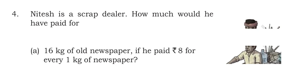 NCERT Class 5 Maths Chapter 8, solved question 92