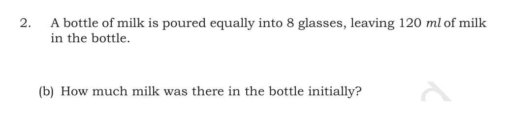 NCERT Class 5 Maths Chapter 8, solved question 143