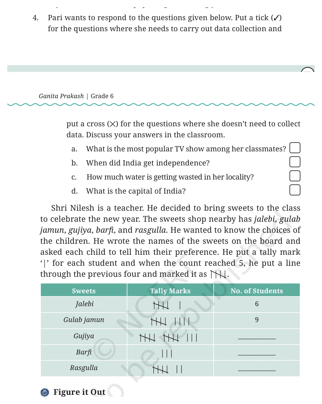 NCERT Class 6 Maths Chapter 4, question 3