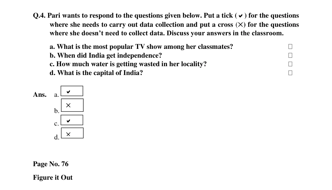 Source worked solution for Class 6 Chapter 4, question 3, part 1