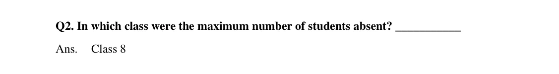 Source worked solution for Class 6 Chapter 4, question 13, part 1