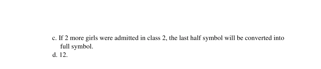 Source worked solution for Class 6 Chapter 4, question 24, part 2