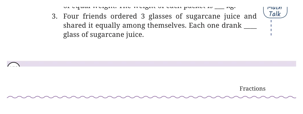 NCERT Class 6 Maths Chapter 7, question 3