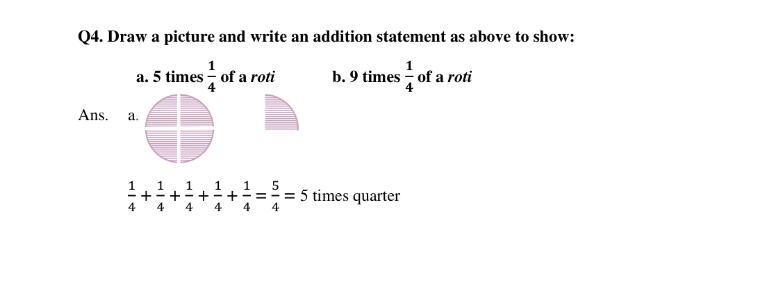 Source worked solution for Class 6 Chapter 7, question 10, part 1
