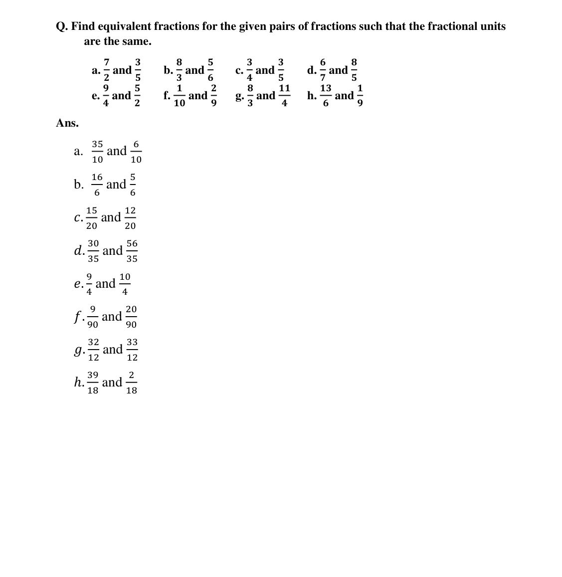 Source worked solution for Class 6 Chapter 7, question 38, part 1
