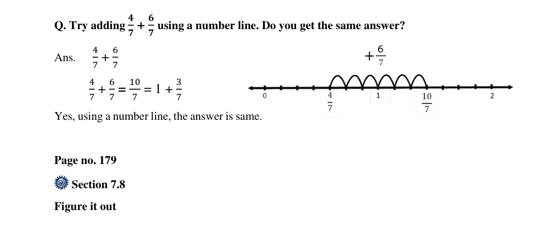 Source worked solution for Class 6 Chapter 7, question 43, part 1