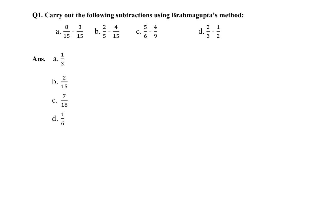 Source worked solution for Class 6 Chapter 7, question 50, part 1