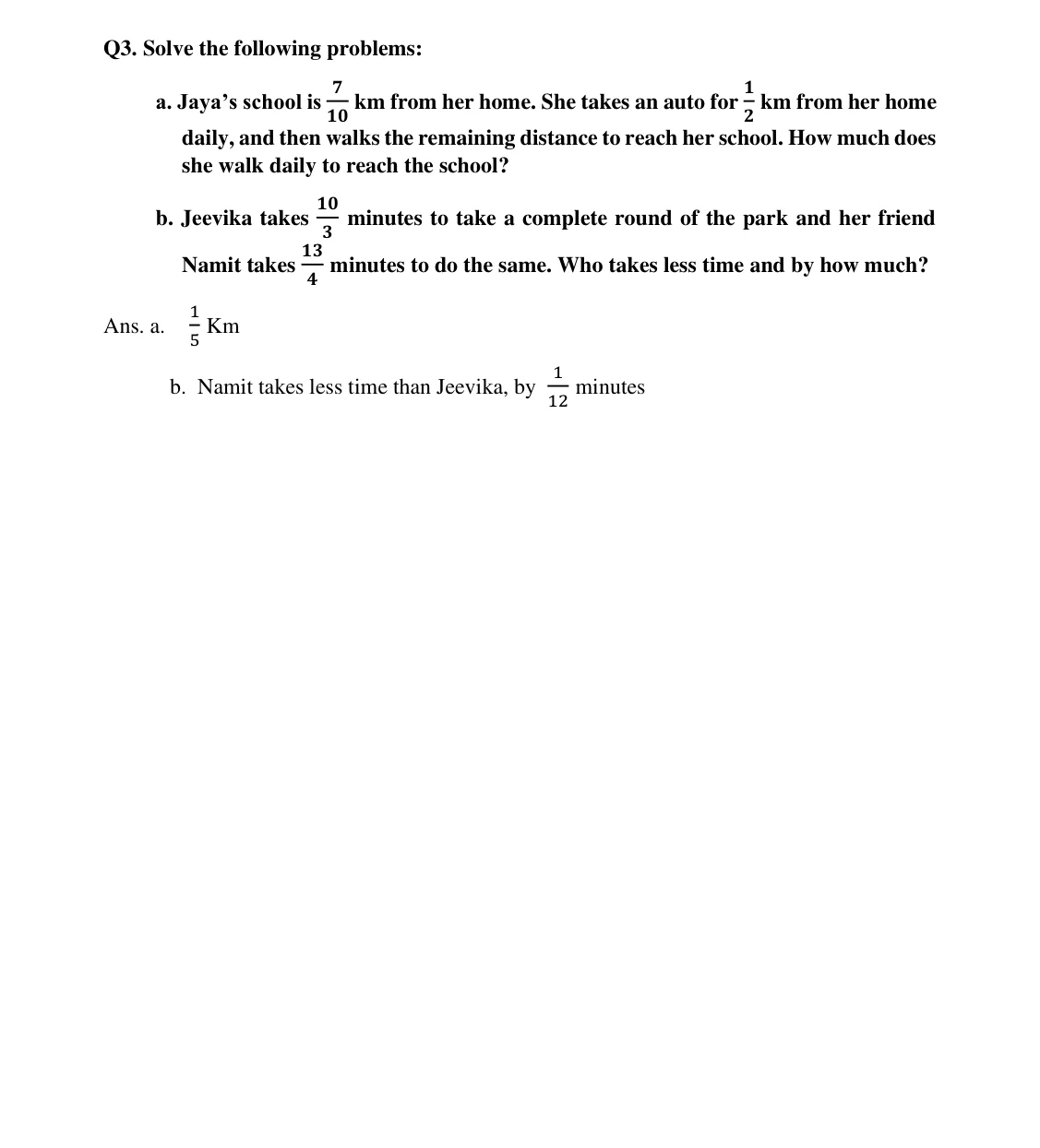 Source worked solution for Class 6 Chapter 7, question 52, part 1
