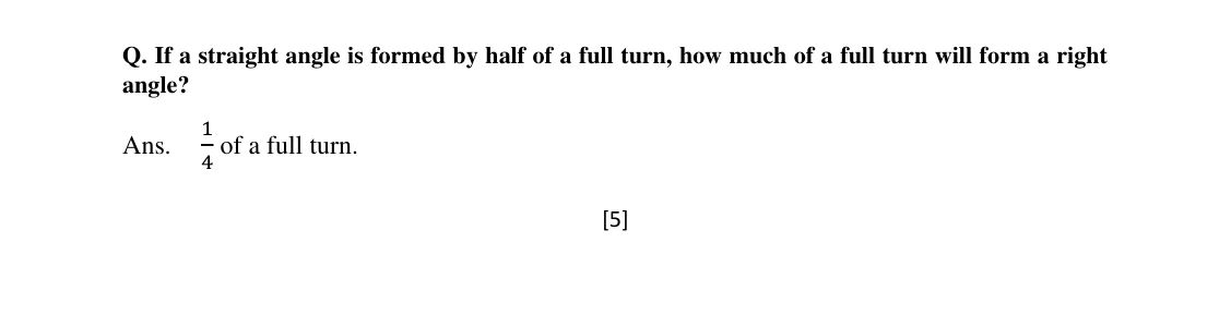 Source worked solution for Class 6 Chapter 2, question 16, part 1