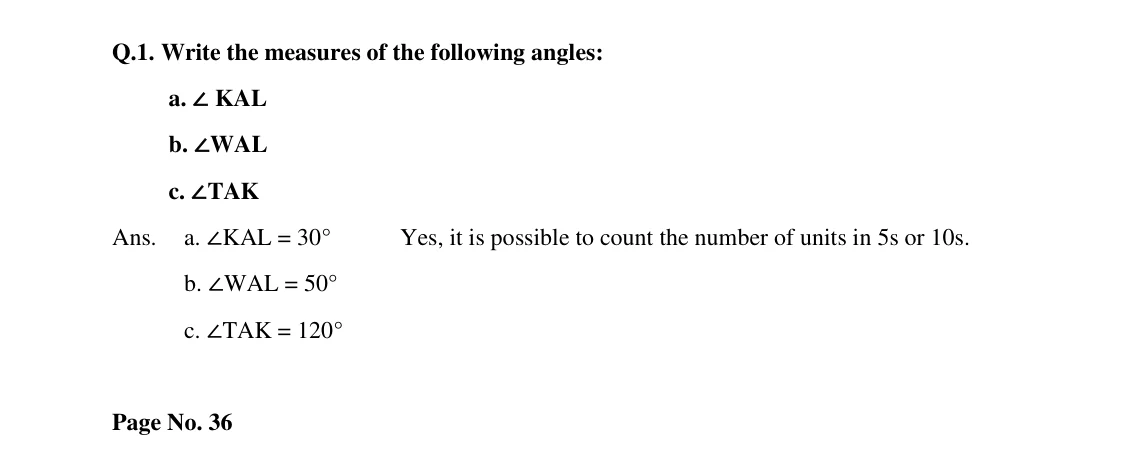 Source worked solution for Class 6 Chapter 2, question 21, part 1