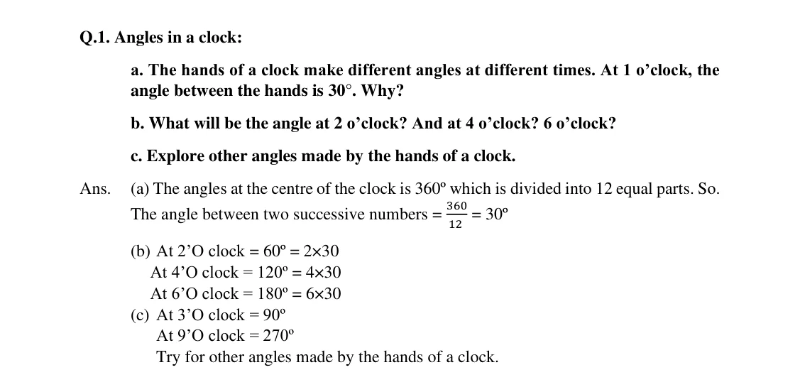 Source worked solution for Class 6 Chapter 2, question 30, part 1