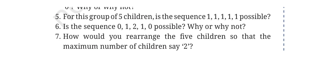 NCERT Class 6 Maths Chapter 3, question 7