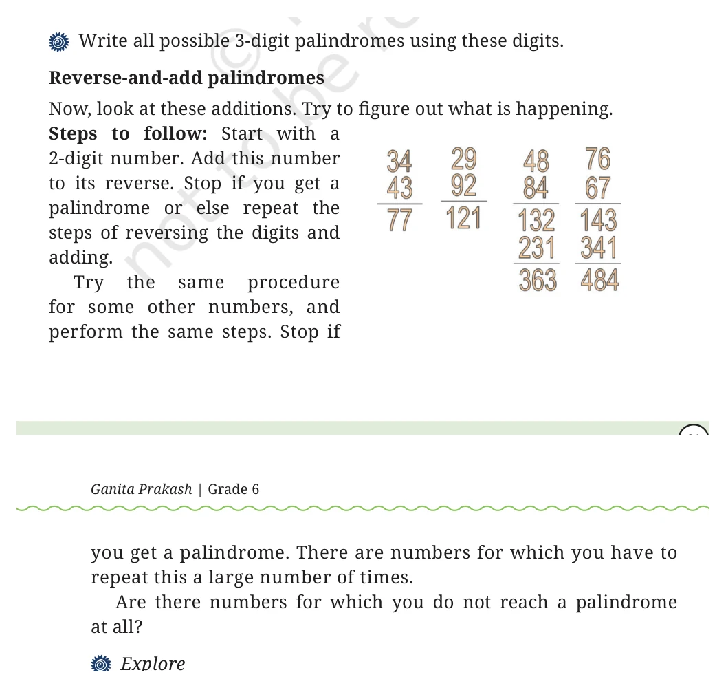 NCERT Class 6 Maths Chapter 3, question 30