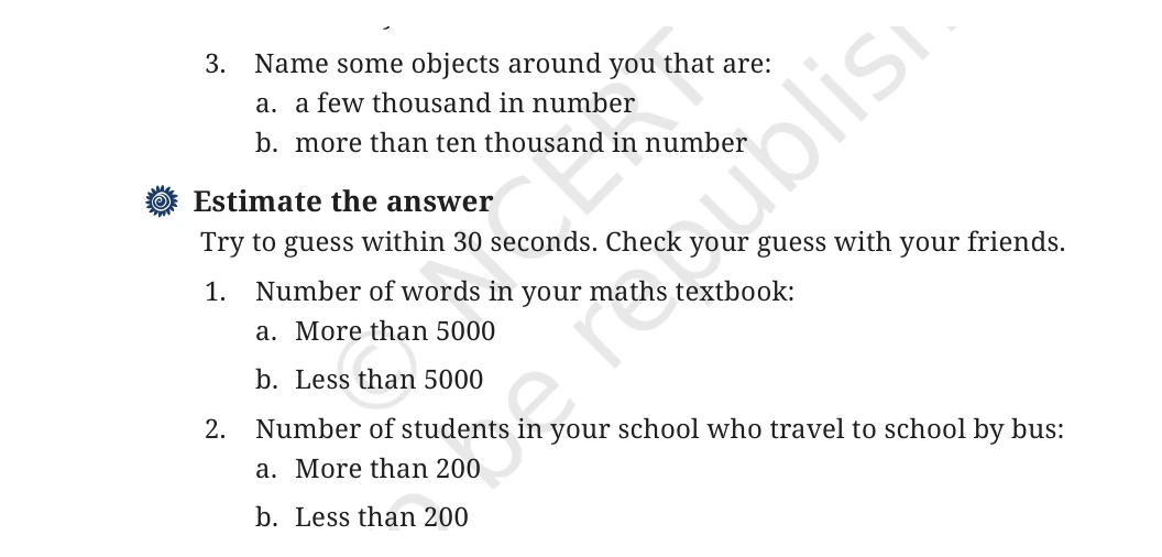 NCERT Class 6 Maths Chapter 3, question 46