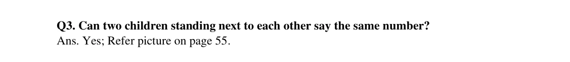 Source worked solution for Class 6 Chapter 3, question 5, part 1
