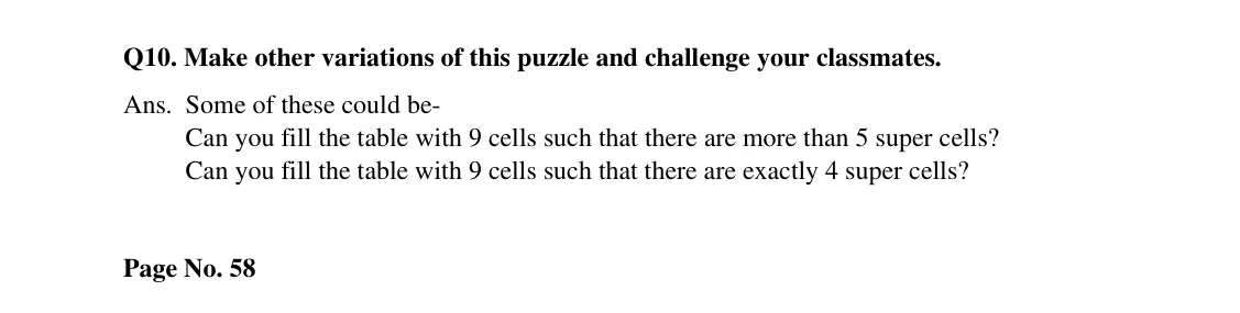 Source worked solution for Class 6 Chapter 3, question 19, part 1
