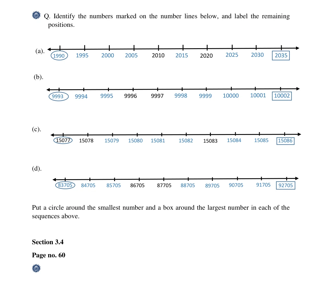 Source worked solution for Class 6 Chapter 3, question 25, part 1