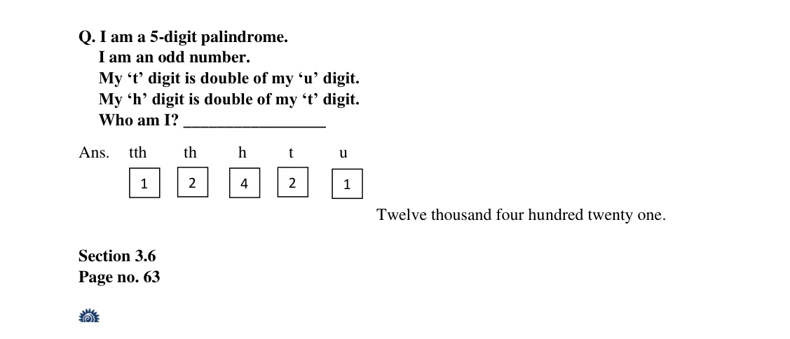 Source worked solution for Class 6 Chapter 3, question 32, part 1