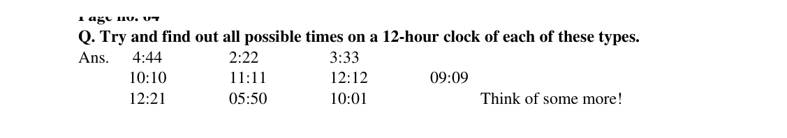 Source worked solution for Class 6 Chapter 3, question 34, part 1
