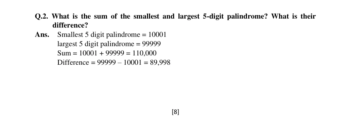 Source worked solution for Class 6 Chapter 3, question 39, part 1