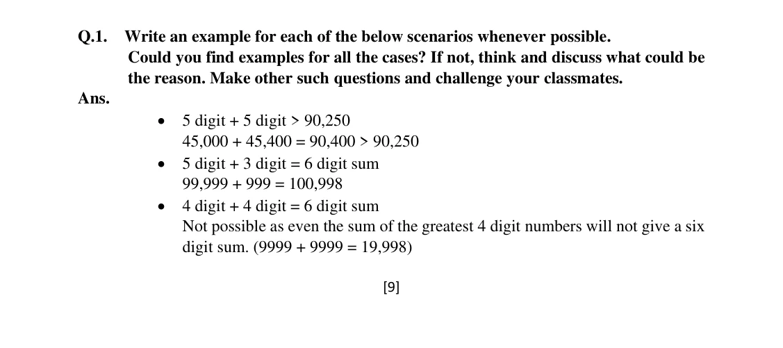 Source worked solution for Class 6 Chapter 3, question 43, part 1