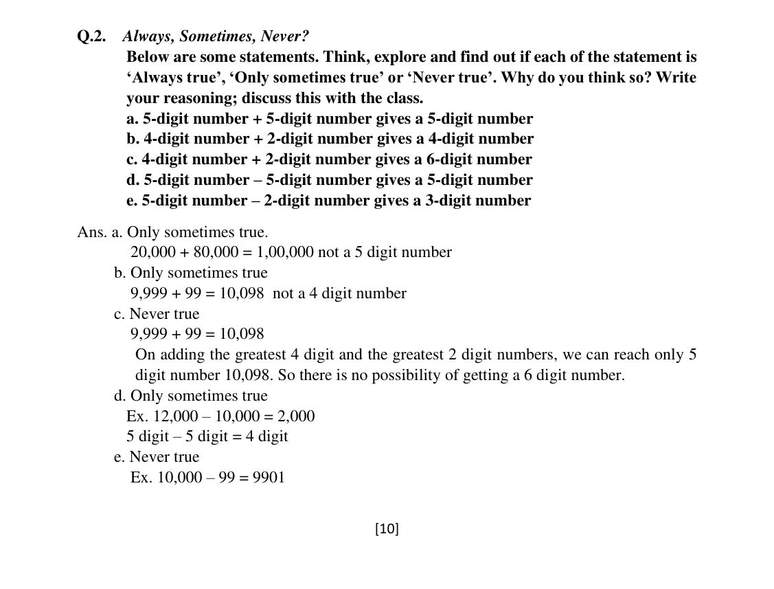 Source worked solution for Class 6 Chapter 3, question 44, part 1