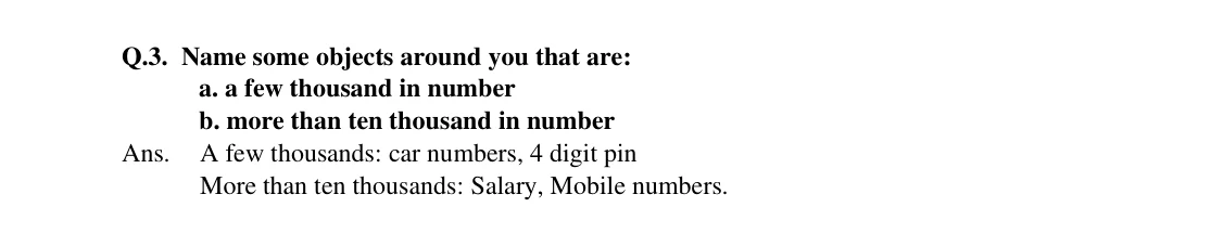 Source worked solution for Class 6 Chapter 3, question 46, part 1