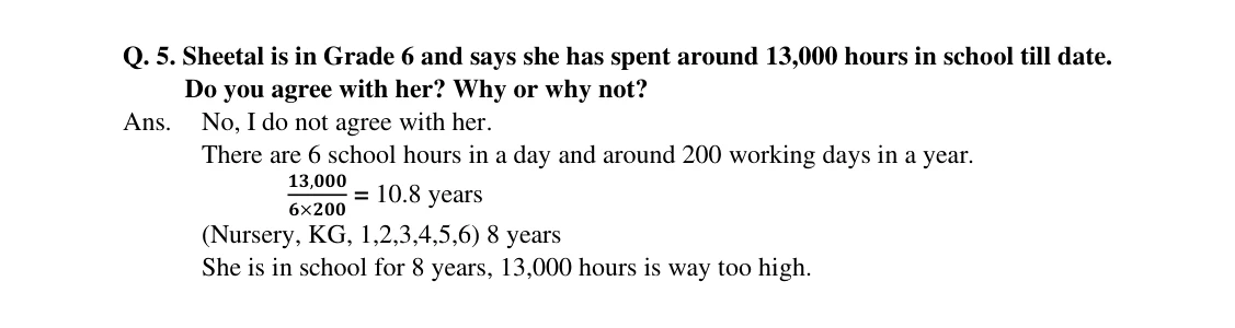 Source worked solution for Class 6 Chapter 3, question 49, part 1