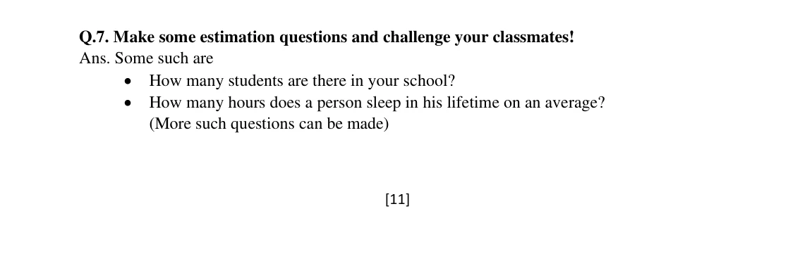 Source worked solution for Class 6 Chapter 3, question 50, part 1