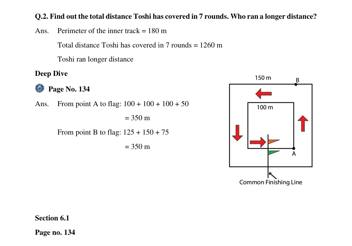 Source worked solution for Class 6 Chapter 6, question 8, part 1