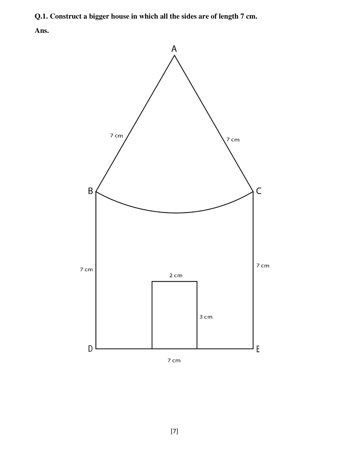 Source worked solution for Class 6 Chapter 8, question 21, part 1