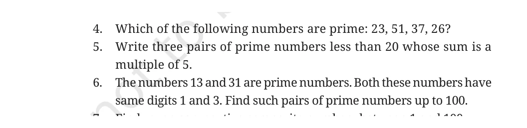 NCERT Class 6 Maths Chapter 5, question 23