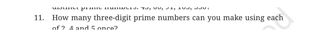 NCERT Class 6 Maths Chapter 5, question 30
