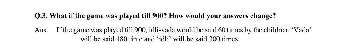 Source worked solution for Class 6 Chapter 5, question 3, part 1