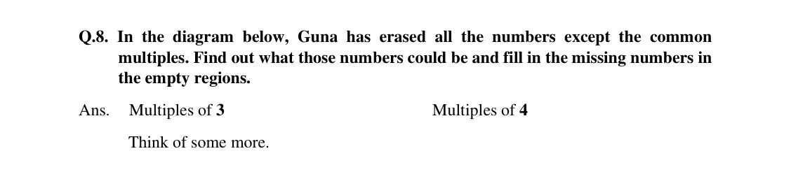 Source worked solution for Class 6 Chapter 5, question 16, part 1