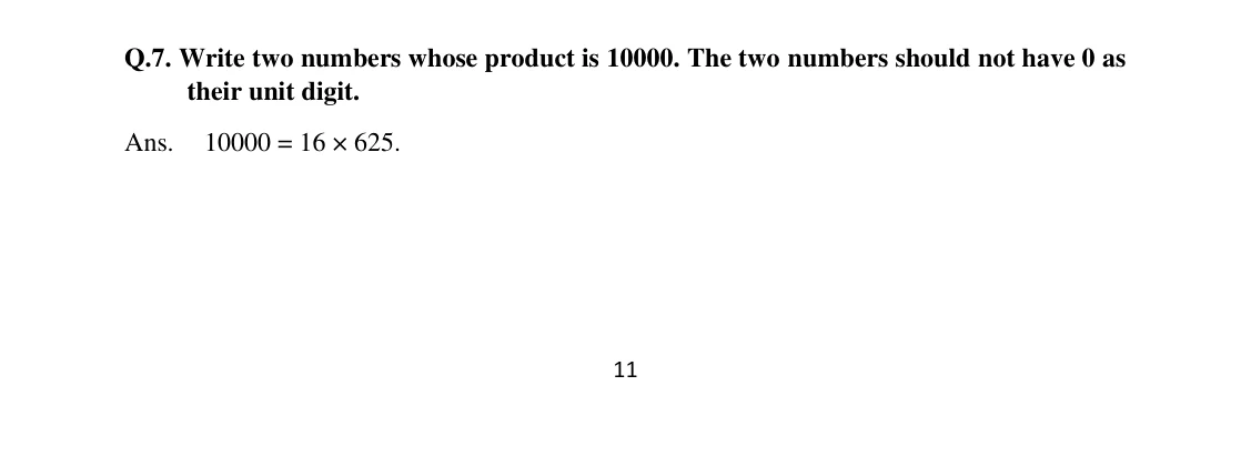 Source worked solution for Class 6 Chapter 5, question 54, part 1