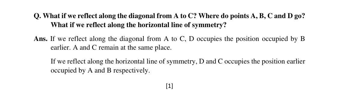 Source worked solution for Class 6 Chapter 9, question 5, part 1