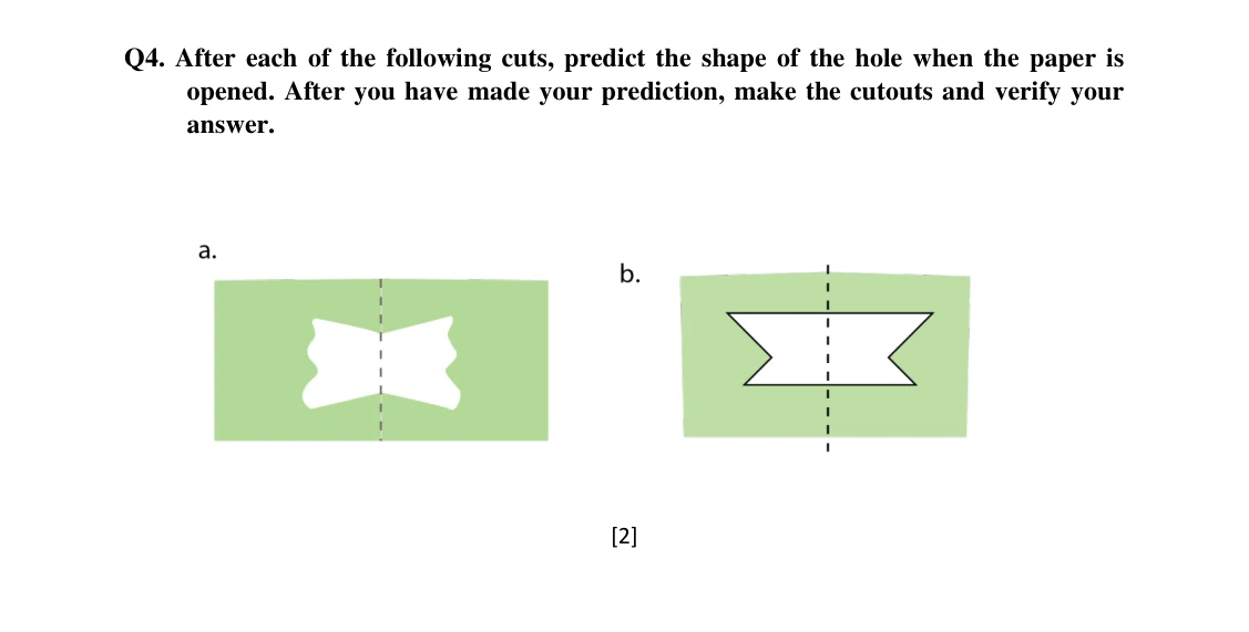 Source worked solution for Class 6 Chapter 9, question 8, part 1